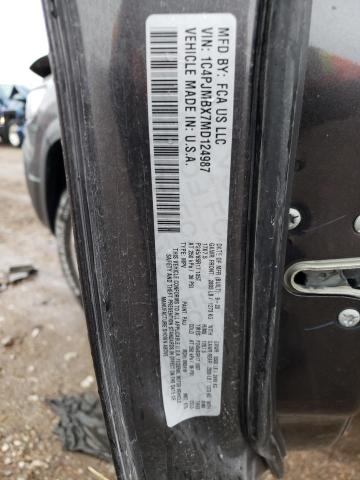 2021 JEEP CHEROKEE 1C4PJMBX7MD124987