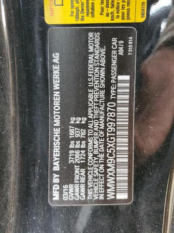 2016 MINI COOPER JOH WMWXM9C5XGT997870