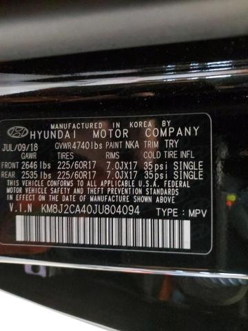 2018 HYUNDAI TUCSON AWD KM8J2CA40JU804094