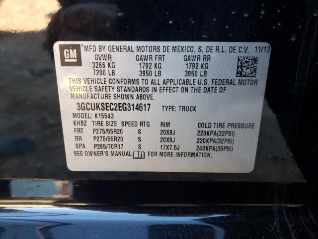 3GCUKSEC2EG314617 | 2014 CHEVROLET SILVERADO