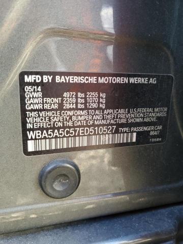 VIN WBA5A5C57ED510527 2014 BMW 5 Series, 528 I no.12