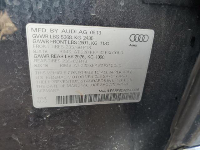 VIN WA1LFAFP8DA098906 2013 Audi Q5, Premium Plus no.13