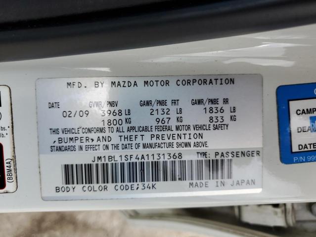 JM1BL1SF4A1131368 | 2010 Mazda 3 i