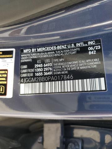  MERCEDES-BENZ EQE SUV 35 2023 Синий
