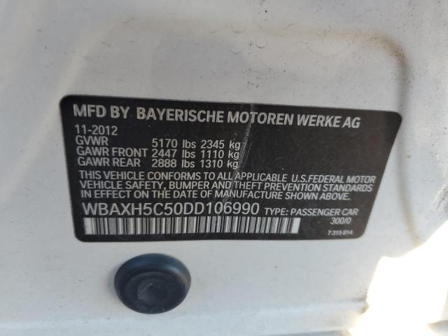 VIN WBAXH5C50DD106990 2013 BMW 5 Series, 528 XI no.12