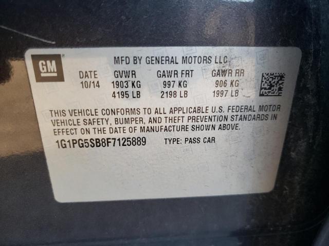 2015 CHEVROLET CRUZE LTZ - 1G1PG5SB8F7125889