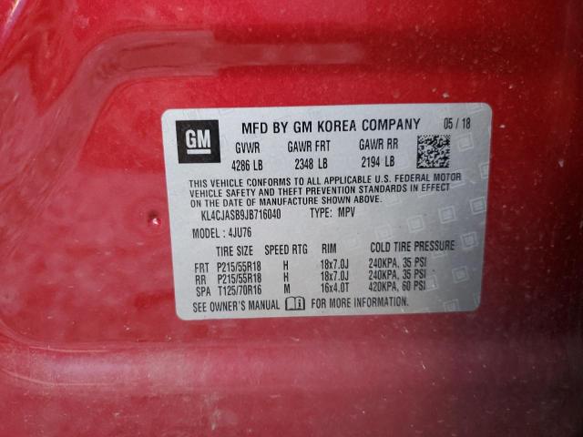 KL4CJASB9JB716040 | 2018 BUICK ENCORE PRE