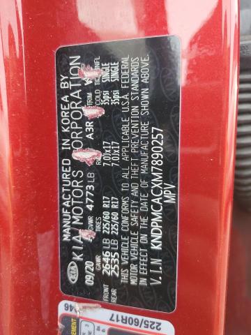 2021 KIA SPORTAGE L - KNDPMCACXM7890257