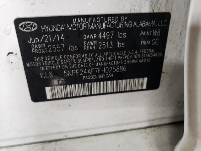 5NPE24AF7FH025886 | 2015 HYUNDAI SONATA SE