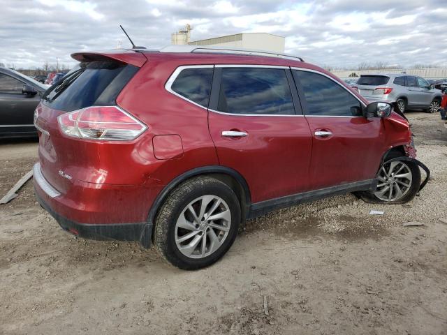 NISSAN ROGUE S 2015 red 4dr spor gas 5N1AT2MV8FC800819 photo #4