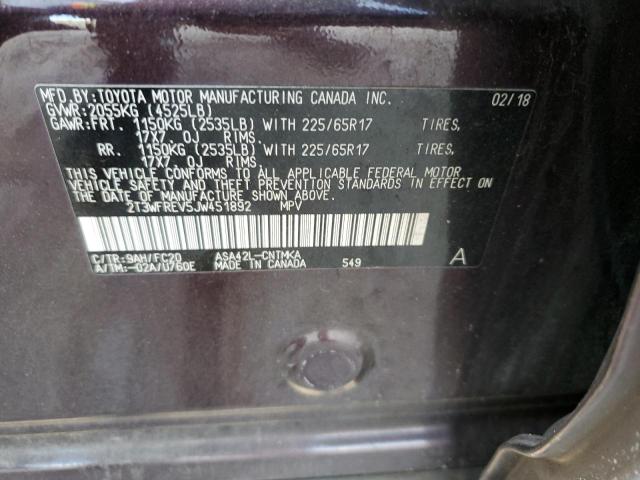 2018 TOYOTA RAV4 ADVEN - 2T3WFREV5JW451892