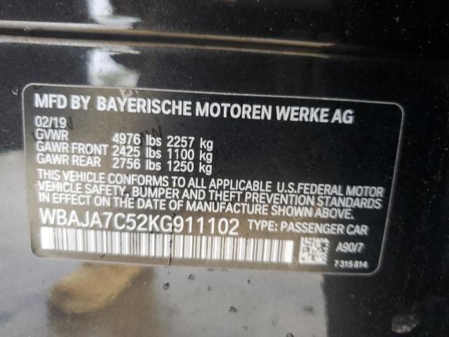 2019 BMW 530 XI - WBAJA7C52KG911102