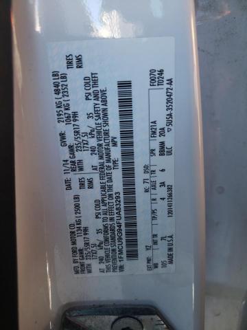 1FMCU9G94FUA83293 | 2015 FORD ESCAPE SE