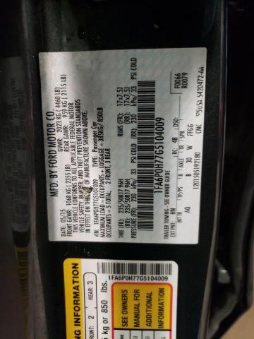 1FA6P0H77G5104009 | 2016 Ford fusion se
