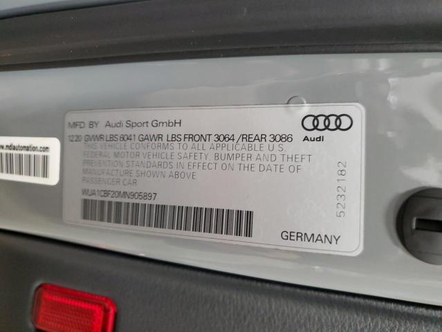 2021 AUDI RS6 WUA1CBF20MN905897