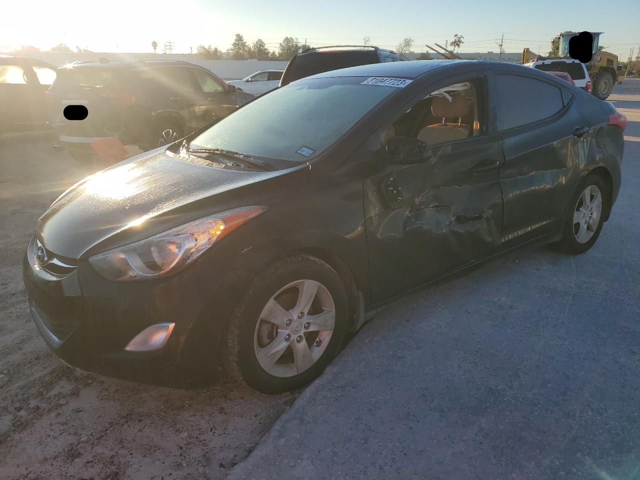 2013 Hyundai Elantra Gls vin: KMHDH4AE3DU787354