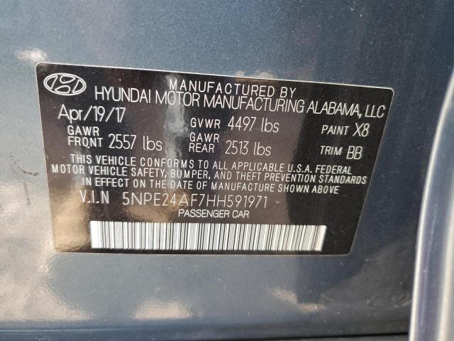 5NPE24AF7HH591971 | 2017 Hyundai sonata se