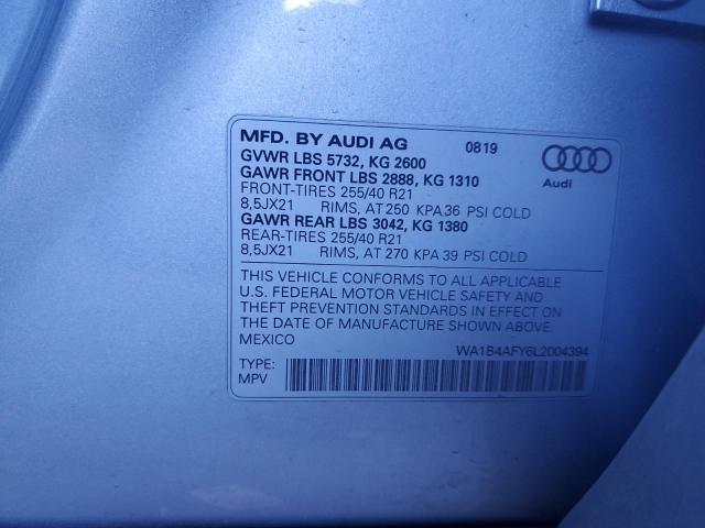 WA1B4AFY6L2004394 2020 AUDI SQ5, photo no. 14