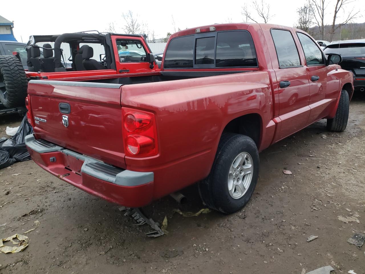 1D7HE48K57S262960 2007 Dodge Dakota Quad Slt