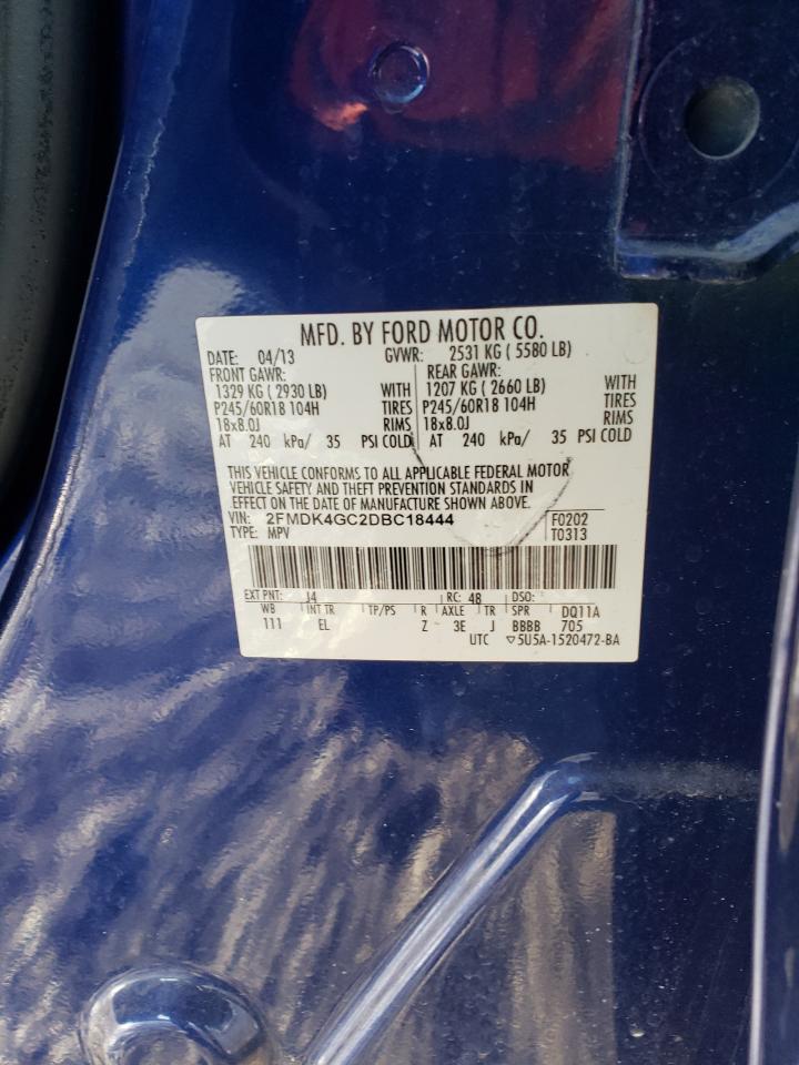 2fmdk4gc2dbc18444 2FMDK4GC2DBC18444 2013 Ford Edge Se