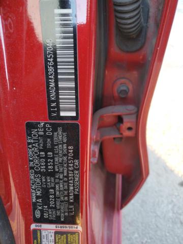 KNADM4A38F6457048 | 2015 KIA RIO LX