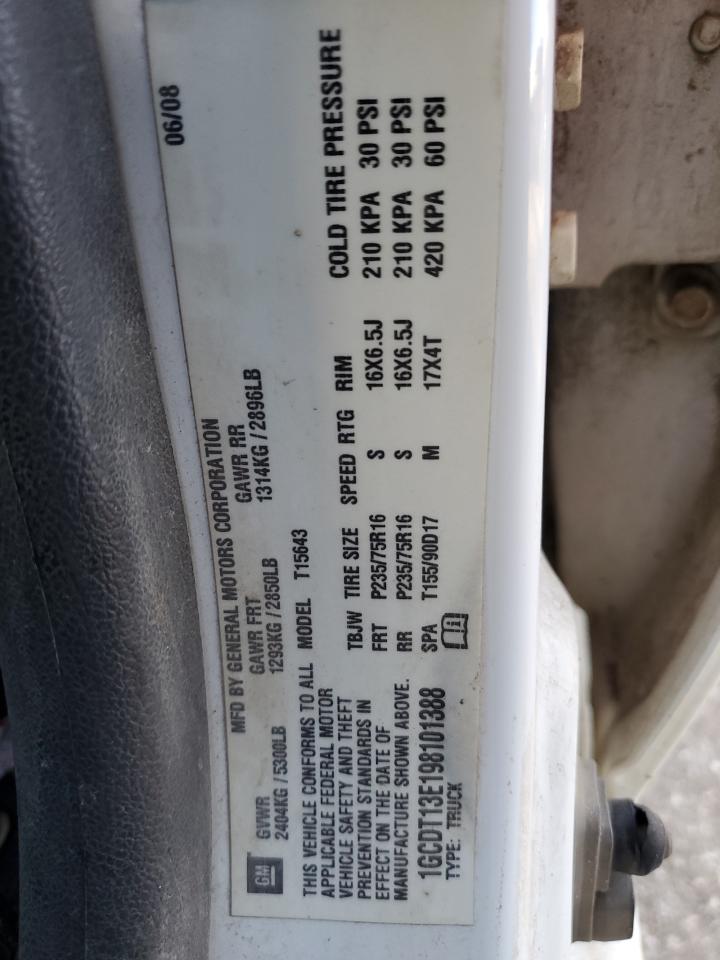 1GCDT13E198101388 2009 Chevrolet Colorado