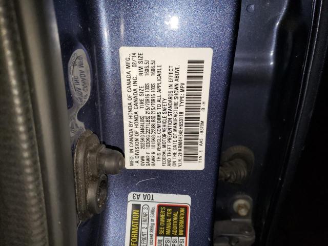 2HKRM4H34EH653118 | 2014 Honda cr-v lx