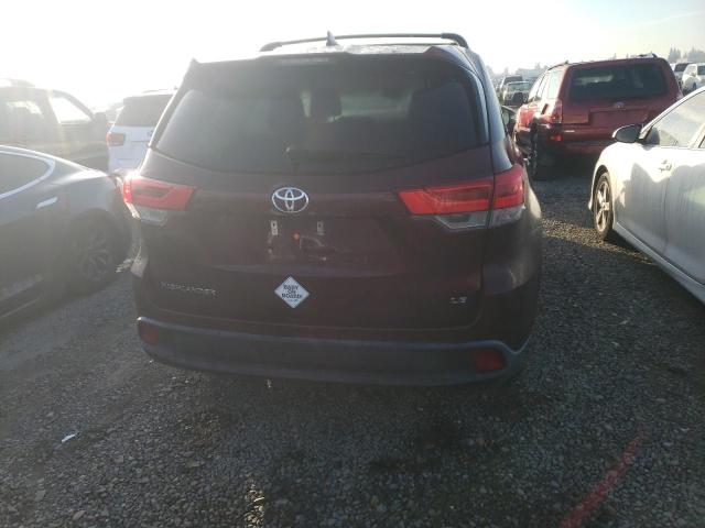 VIN 5TDZZRFH0KS329974 2019 Toyota Highlander, LE no.6