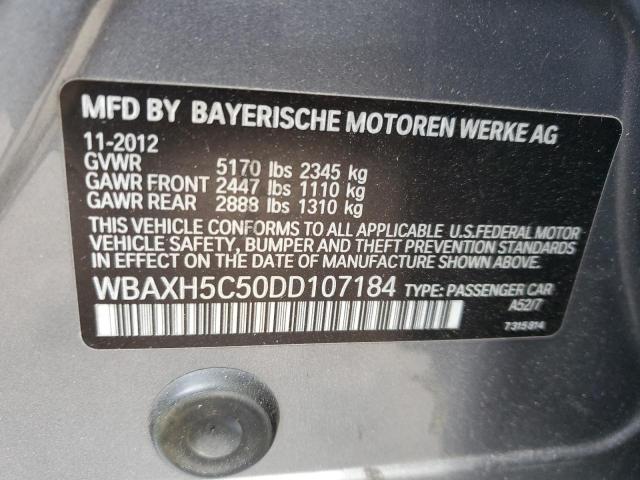 VIN WBAXH5C50DD107184 2013 BMW 5 Series, 528 XI no.12