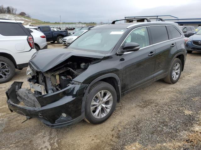 VIN 5TDJKRFH2ES045218 2014 Toyota Highlander, Xle no.1