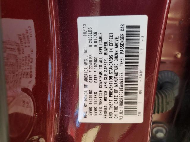 1HGCR2F39EA063388 | 2014 HONDA ACCORD LX