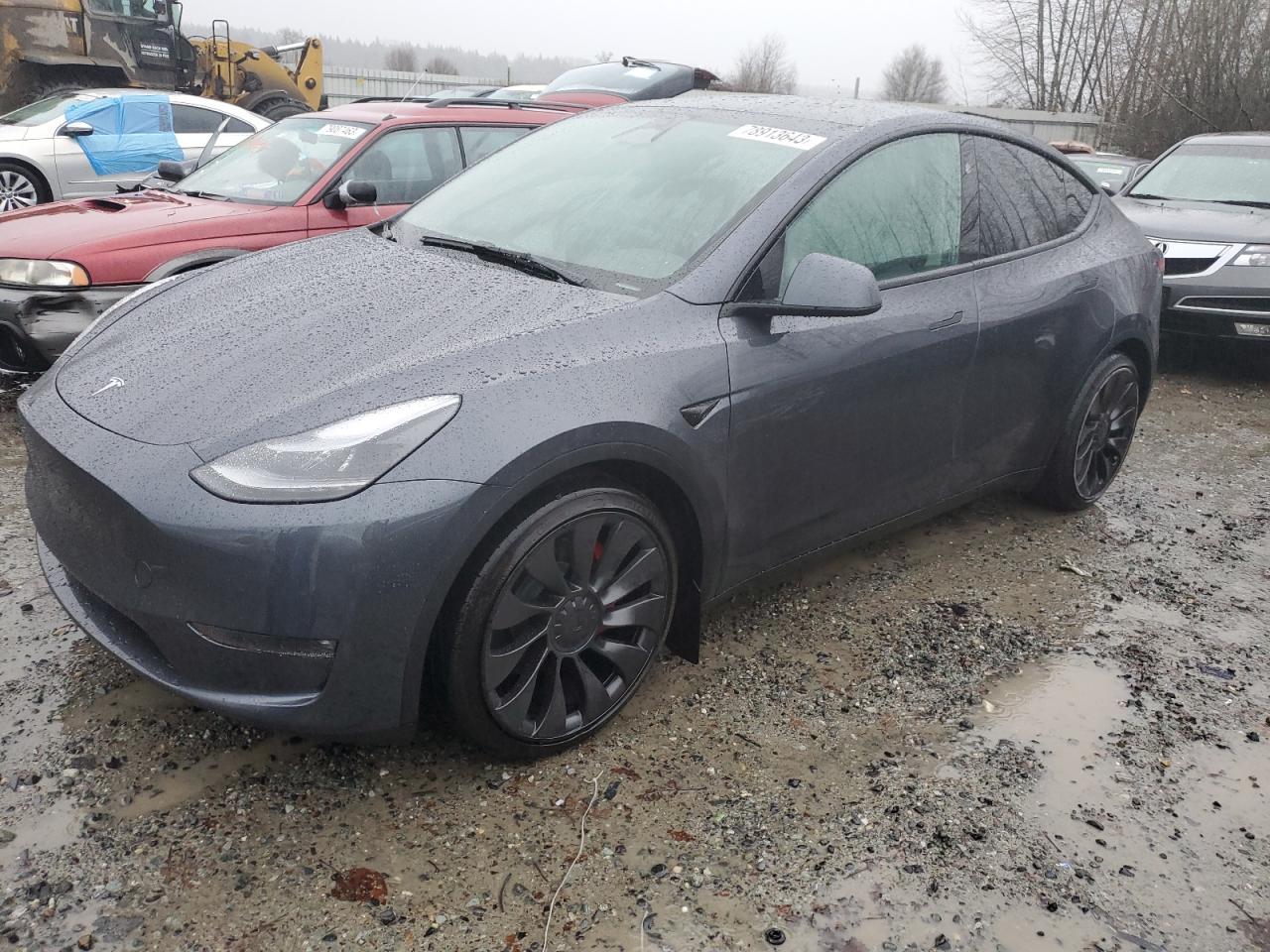 2023 Tesla Model Y at WA - Arlington, Copart lot 78913643 | CarsFromWest