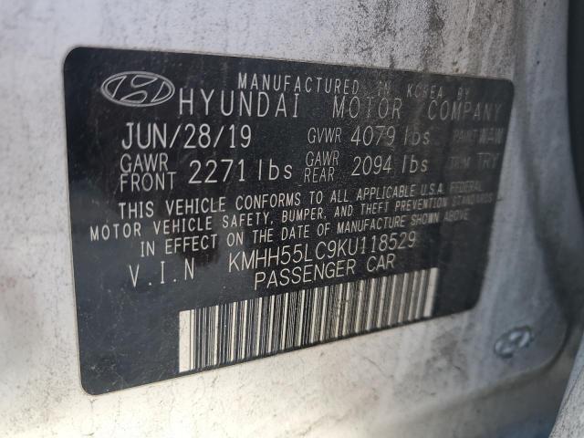 KMHH55LC9KU118529 | 2019 HYUNDAI ELANTRA GT