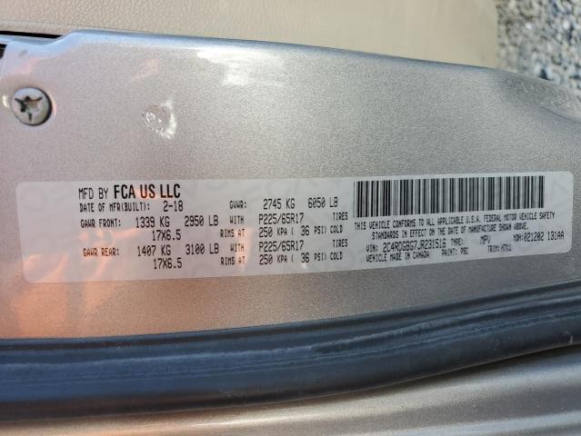 Image 14 of 2018 Dodge Caravan salvage vehicle - Lot #80565693 at Copart