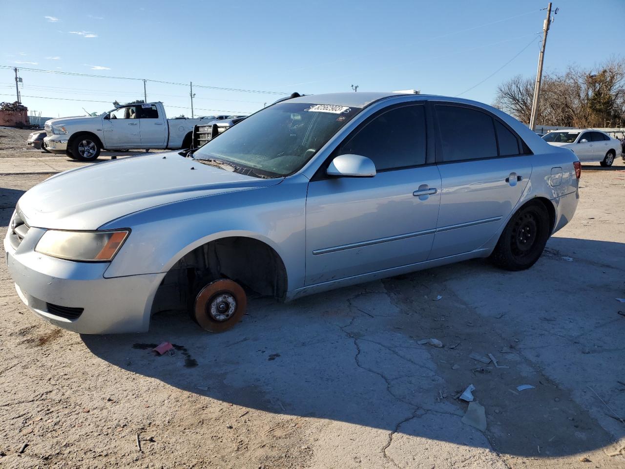 5NPET46F48H370141 2008 Hyundai Sonata Gls