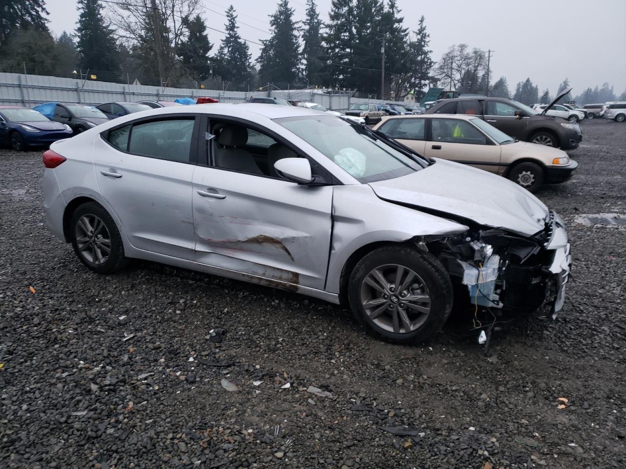 2018 Hyundai Elantra Sel vin: 5NPD84LF3JH296198