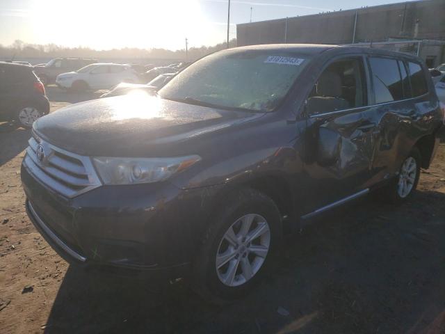 VIN 5TDBK3EH9DS183887 2013 Toyota Highlander, Base no.1