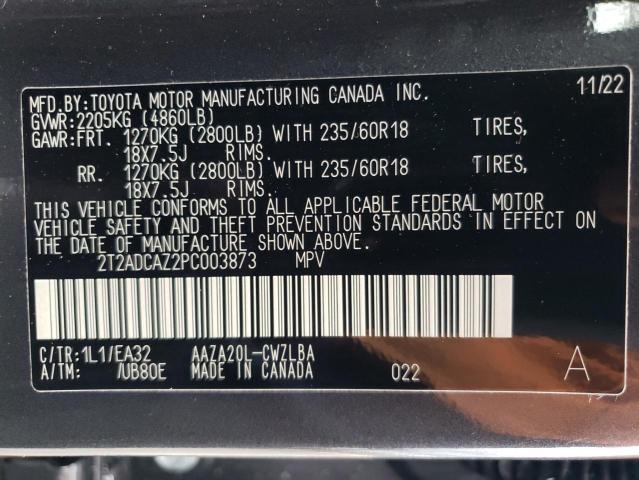 2023 LEXUS NX 250 2T2ADCAZ2PC003873