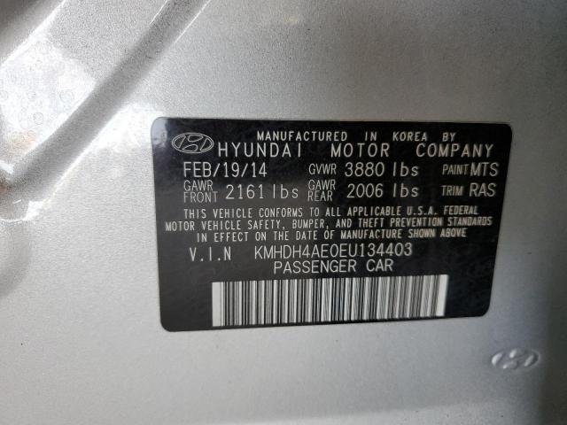 KMHDH4AE0EU134403 | 2014 HYUNDAI ELANTRA SE