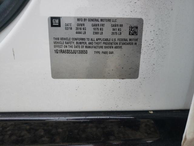 VIN 1G1RA6S53JU130650 2018 Chevrolet Volt, LT no.12