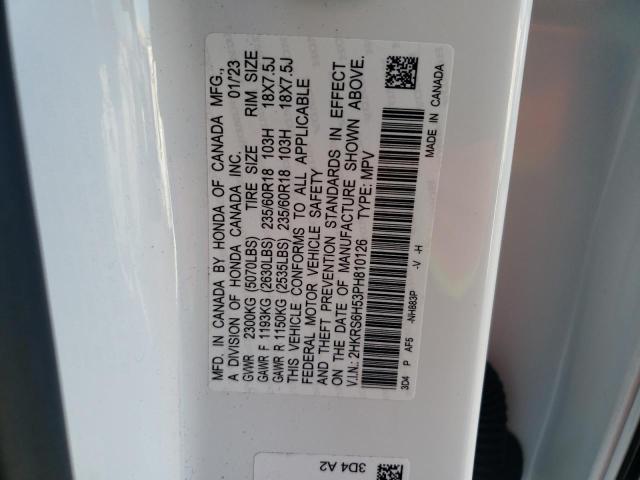 2023 HONDA CR-V SPORT - 2HKRS6H53PH810126