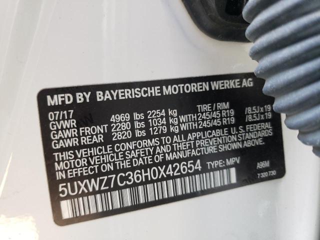  BMW X3 2017 Білий