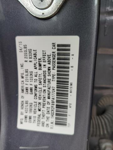 1HGCR2F89FA177047 | 2015 HONDA ACCORD EXL