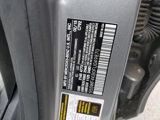 2015 MERCEDES-BENZ C-CLASS 55SWF4KB0FU049870