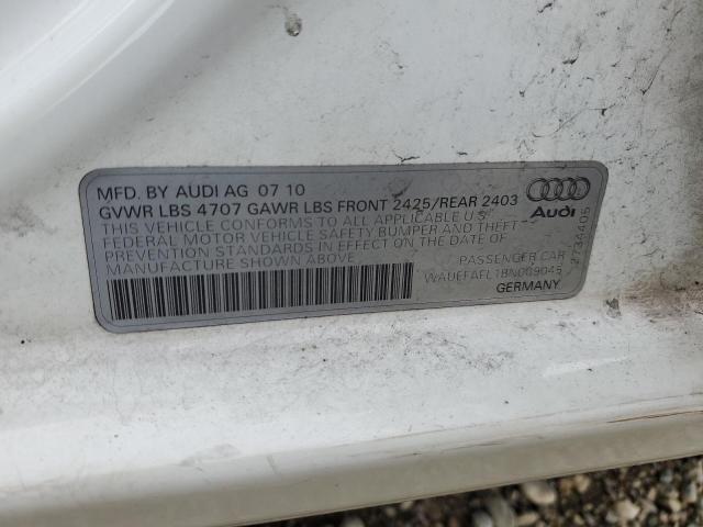 2011 Audi A4 Premium Plus VIN: WAUEFAFL1BN009045 Lot: 80395583