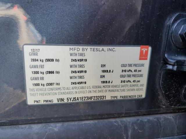 5YJSA1E23HF232031 | 2017 Tesla model s