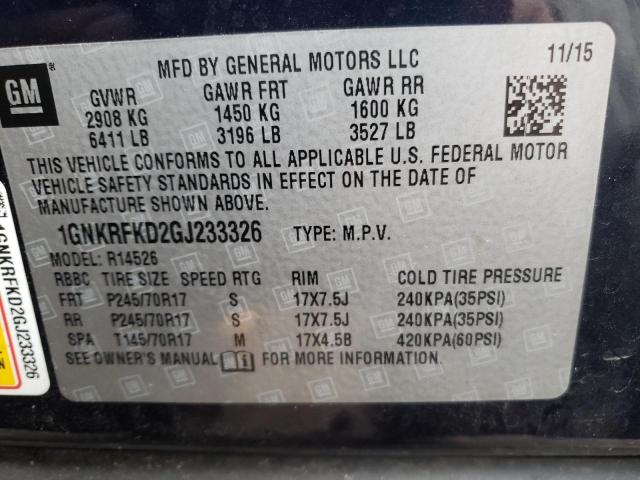 2016 Chevrolet Traverse - Image 13