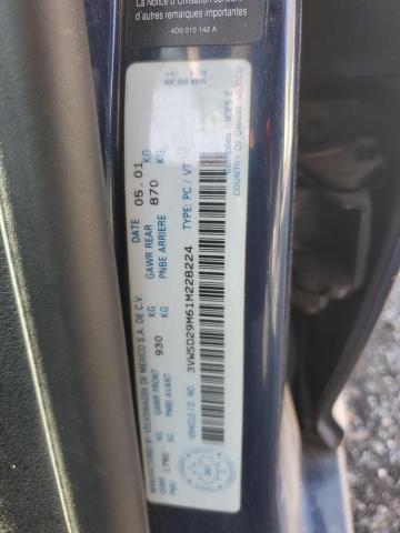 2001 Volkswagen Jetta Gls VIN: 3VWSD29M61M228224 Lot: 78809943