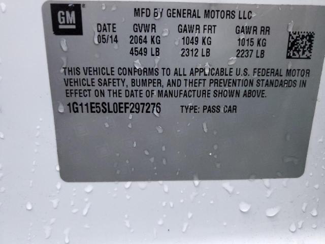 1G11E5SL0EF297276 | 2014 CHEVROLET MALIBU 2LT