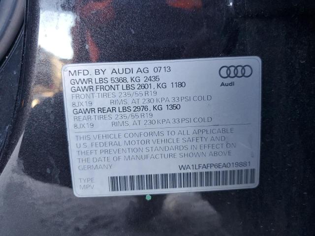 VIN WA1LFAFP6EA019881 2014 Audi Q5, Premium Plus no.12